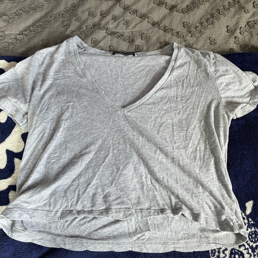 Brandy Melville gray crop top